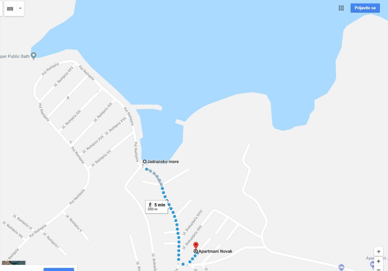 Apartmani Novak - Vir Eksteriør billede