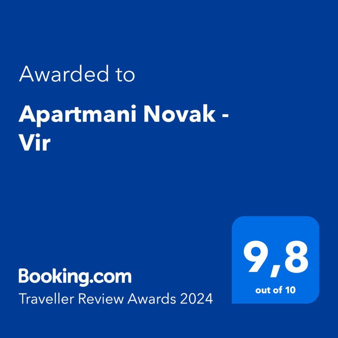 Apartmani Novak - Vir Eksteriør billede